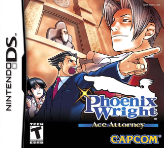 Lead artwork for Phoenix Wright: Ace Attorney (2005)