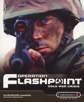 Lead artwork for Operation Flashpoint: Cold War Crisis (2001)