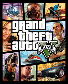 Lead artwork for Grand Theft Auto V (2013)