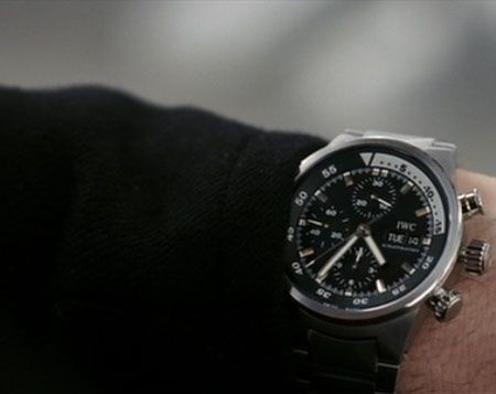 Josh Hartnett as Slevin Kelevra with the IWC Aquatimer in Lucky Number Slevin (2006)
