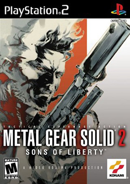 Lead artwork for Metal Gear Solid 2: Sons of Liberty (2001)