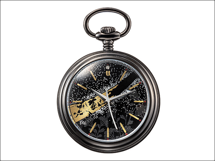 File:PREMICO Touken Ranbu Shokudaikiri Mitsutada Kaga Makie Pocket Watch.jpg