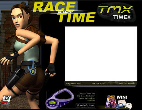 Lead artwork for Tomb Raider: Race Against Time (2000)