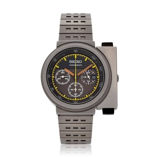 Seiko Giugiaro SCED035 limited reissue with black bracelet