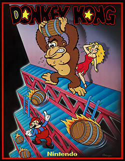Lead artwork for Donkey Kong (1981)