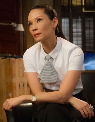 Lucy Liu as Joan Watson with the Cartier Tank in Elementary (2012)