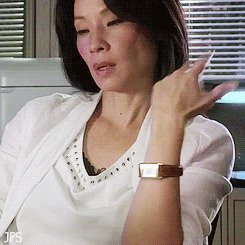 Lucy Liu as Joan Watson with the Jaeger-LeCoultre Reverso in Elementary (2012)
