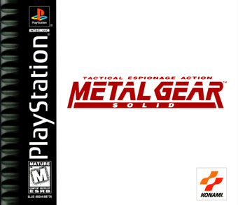 Lead artwork for Metal Gear Solid (1998)