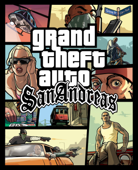 Lead artwork for Grand Theft Auto: San Andreas (2004)