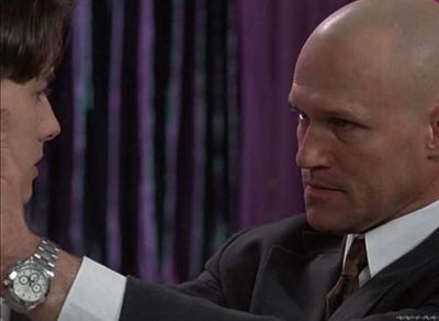 Michael Rooker as Svenning with the Rolex Daytona in Mallrats (1995)
