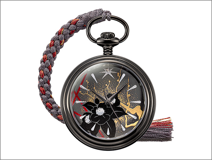 File:PREMICO Touken Ranbu Otenta Mitsuyo Kaga Makie Pocket Watch.jpg