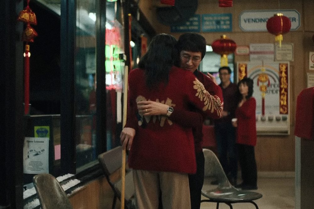 Ke Huy Quan wearing a Casio A158WA-1 in Everything Everywhere All at Once
