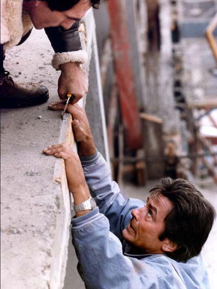 Alain Delon as Daniel Pratt with the Audemars Piguet Royal Oak in Parole de flic (1985)