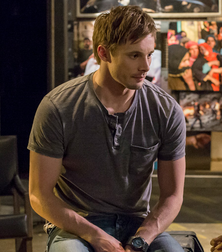 Bradley James as Damien Thorn with the Casio G-Shock GA100 in Damien (2016)