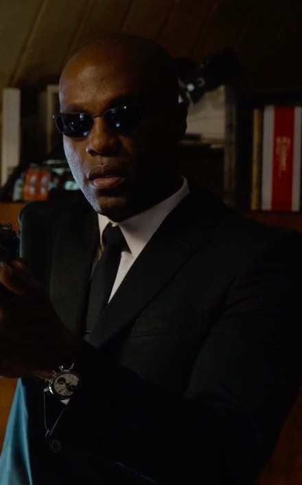 Yahya Abdul-Mateen II as Morpheus with the Hamilton Intra-Matic Auto Chrono in The Matrix Resurrections (2021)