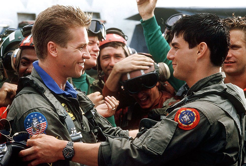 Tom Cruise wearing a Porsche Design Chronograph One in Top Gun