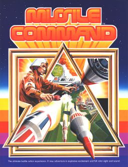 Lead artwork for Missile Command (1980)