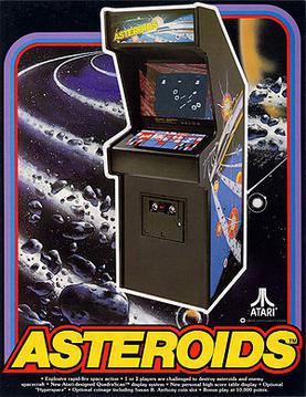 Lead artwork for Asteroids (1979)