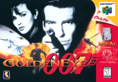 Lead artwork for GoldenEye 007 (1997)