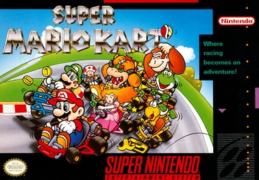 Lead artwork for Mario Kart (1992)