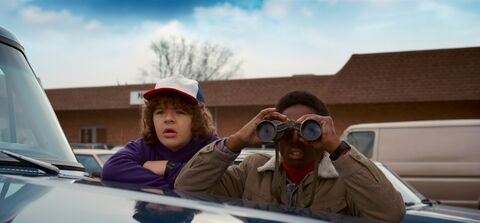 Gaten Matarazzo as Dustin Henderson with the Casio F-91W in Stranger Things (2016)