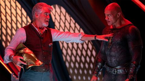 Pierce Brosnan as Kent Nelson with the Blancpain Villeret in Black Adam (2022)