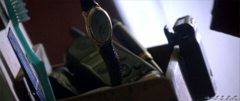 Will Smith as Robert Clayton Dean with the Omega De Ville Prestige 4600.31.00 in Enemy of the State (1998)
