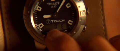 Angelina Jolie as Lara Croft with the Tissot T-Touch in Lara Croft Tomb Raider: Cradle of Life (2003)