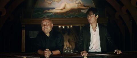 Eric Tsang as Hon Sam with the Chronoswiss (unidentified model) in Infernal Affairs (2002)