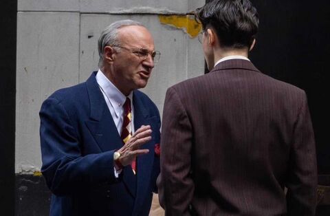 Kevin O'Leary as Milton Rockwell with the Patek Philippe (unidentified model) in Marty Supreme (2025)