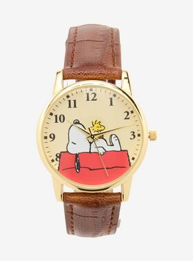 Peanuts Snoopy & Woodstock Snoozing Watch