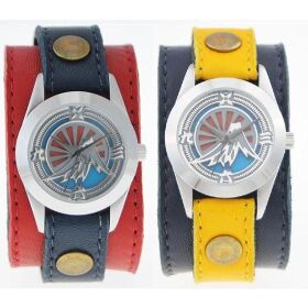 Red Monkey Tiger & Bunny Origami Cyclone Wristwatch