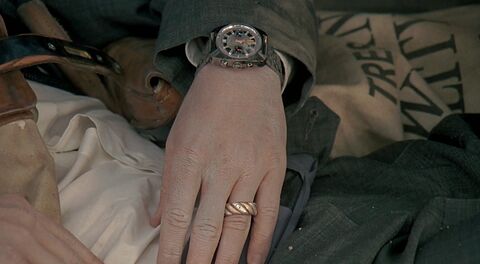 Walter Matthau as Charley Varrick with the Alsta racing chronograph in Charley Varrick (1973)