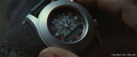 Samuel L. Jackson as Sgt. Dan "Hondo" Harrelson with the Hamilton Khaki Multi-Touch in S.W.A.T. (2003)