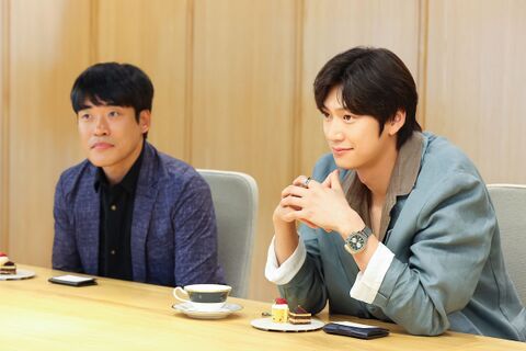 Na In-woo as Seo-ha with the Piaget Polo Chronograph G0A49024 in Love Is for the Dogs (2025)