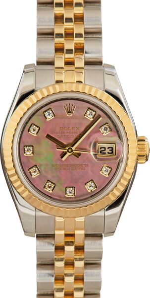 File:Rolex Datejust 179173 watch.jpg