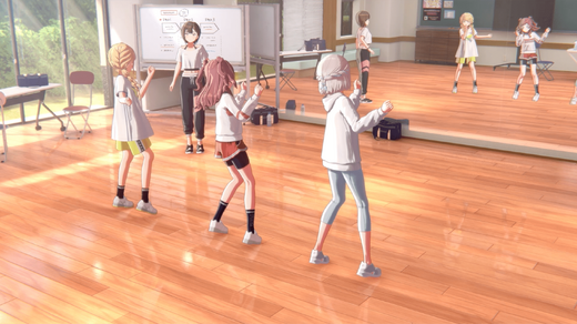 Lead artwork for Gakuen Idolmaster (2024)