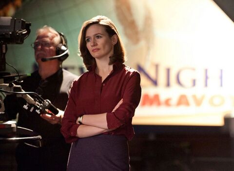 Emily Mortimer as MacKenzie McHale with the Cartier Tank in The Newsroom (2012)