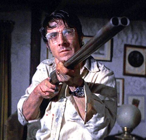 Dustin Hoffman as David Sumner with the Rolex GMT-Master 1675 in Straw Dogs (1971)