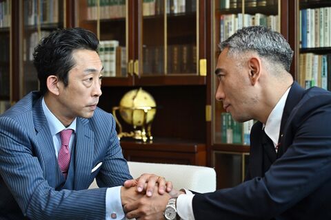 Ichikawa Danjūrō XIII as Yaichi Makita with the Grand Seiko Evolution 9 Spring Drive SLGA009 in Reboot (2026)