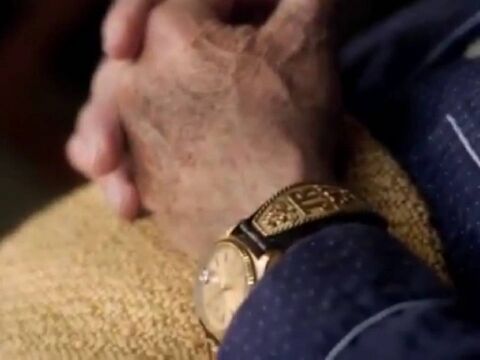 Larry Hagman as J.R. Ewing with the Rolex (unidentified model) in Dallas (2012)