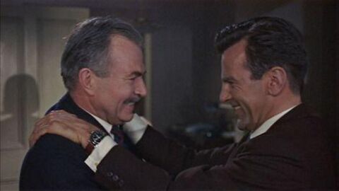 Maximilian Schell as Dieter Frey with the Omega Speedmaster Professional in The Deadly Affair (1967)