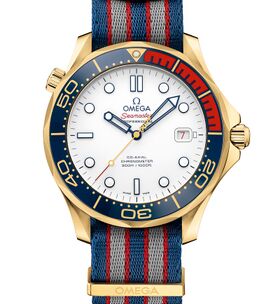Omega Seamaster Diver 300M Commander's Watch (gold)