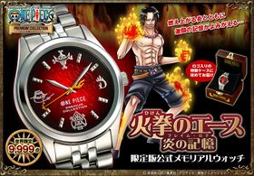 PREMICO One Piece Fire Fist Ace Memorial Watch