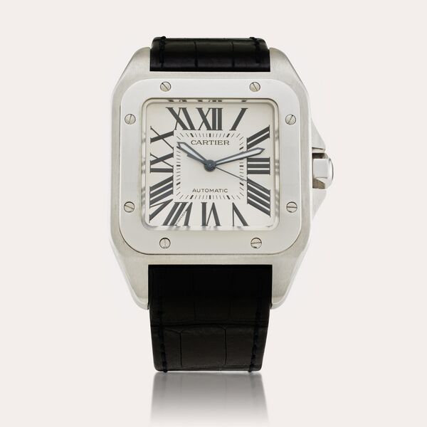 File:Cartier Santos 100 watch.jpg