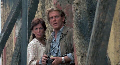 Nick Nolte as Russell Price with the Breitling Navitimer in Under Fire (1983)