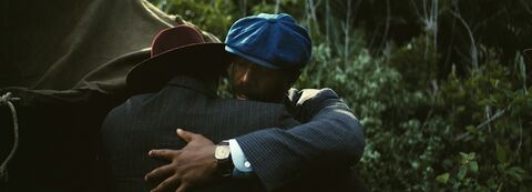 Michael B. Jordan as Elijah "Smoke" Moore with the Elgin Steel Trench Watch in Sinners (2025)