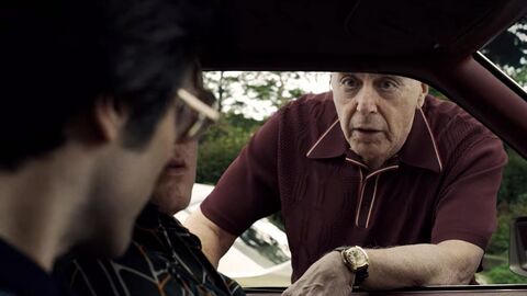 Al Pacino as Jimmy Hoffa with the Hamilton (unidentified model) in The Irishman (2019)