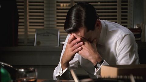 Jon Hamm as Don Draper with the Rolex Cellini in Mad Men (2007)