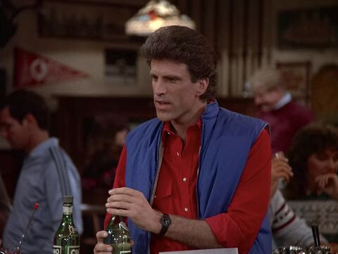 Ted Danson as Sam Malone with the Unidentified watch in Cheers (1982)